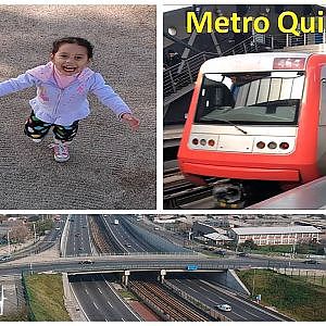 Quilin Metro Station in Santiago, Chile