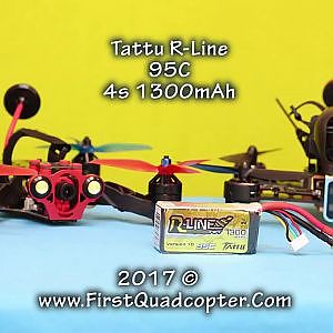 Walkera F210 Flight Test With Tattu R-lin 95C Lipo