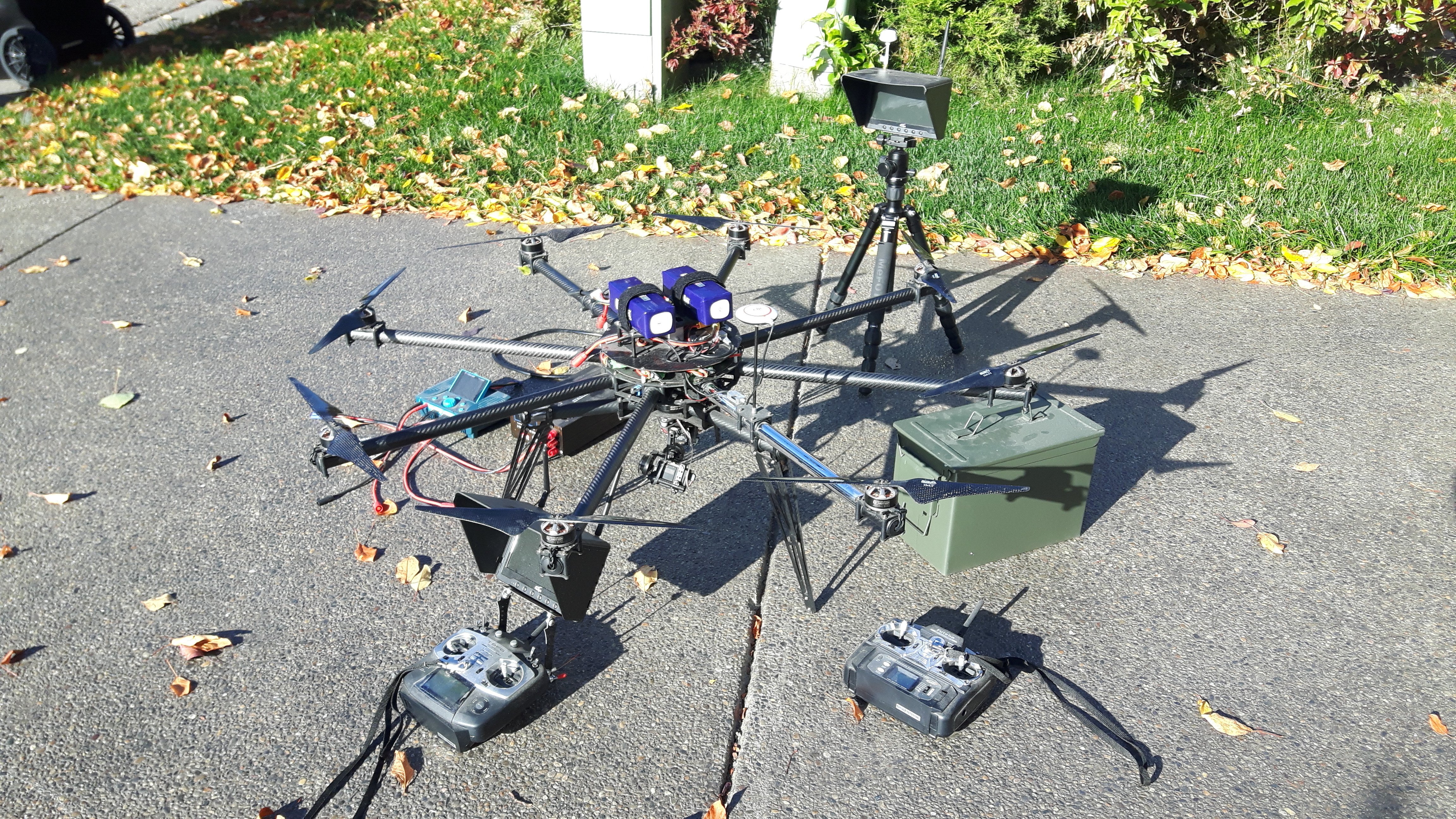 Octocopter system