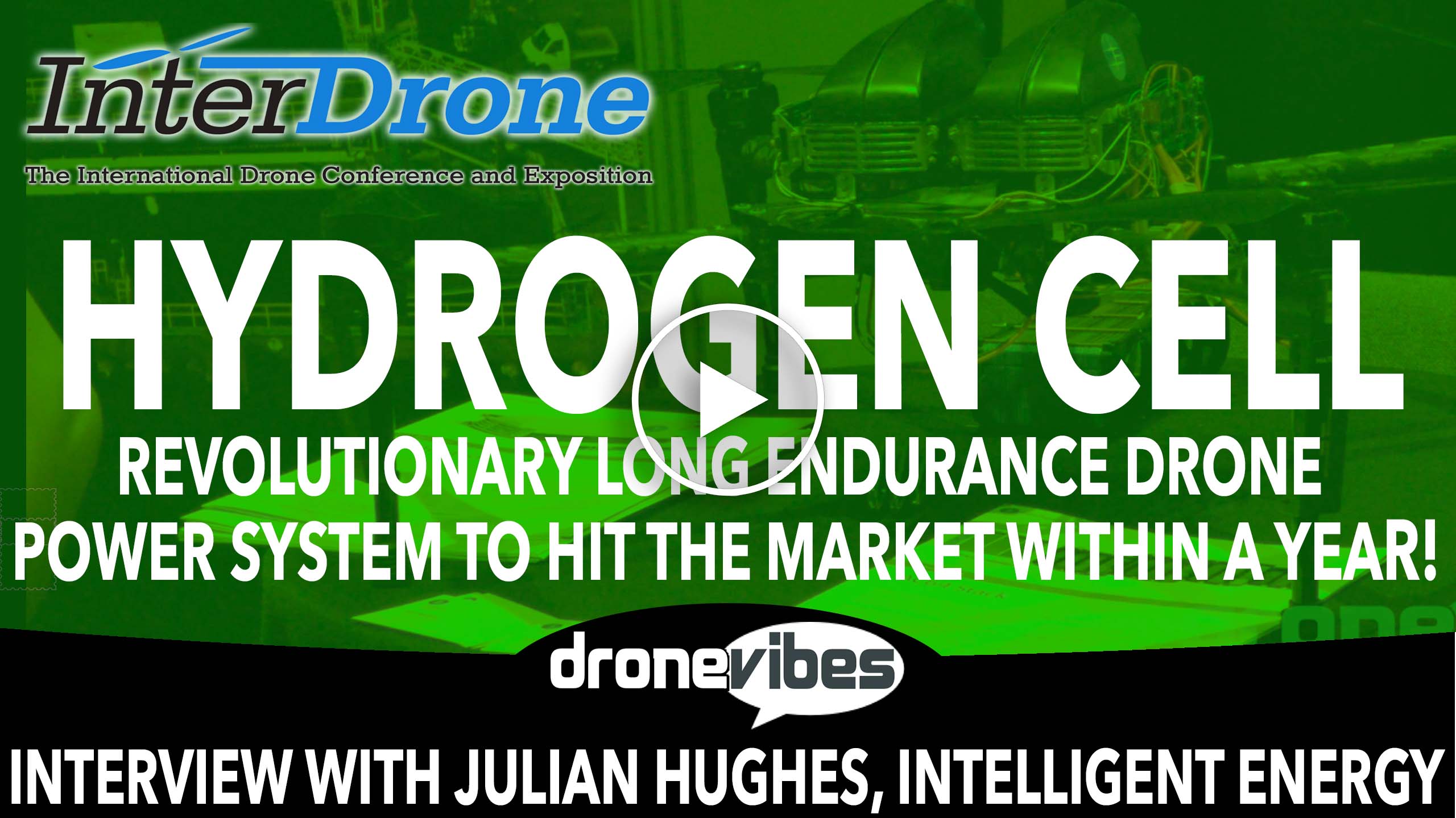InterDrone 2016: Revolutionary Hydrogen Cell Long Endurance Drone Power System by Intelligent Energy